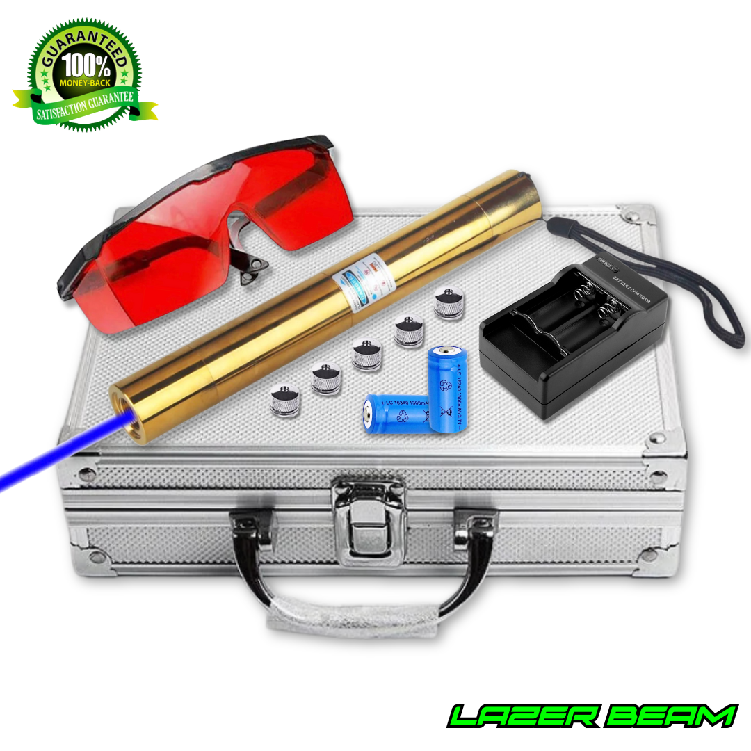 Gold Plated Laser Pointer + Accessories